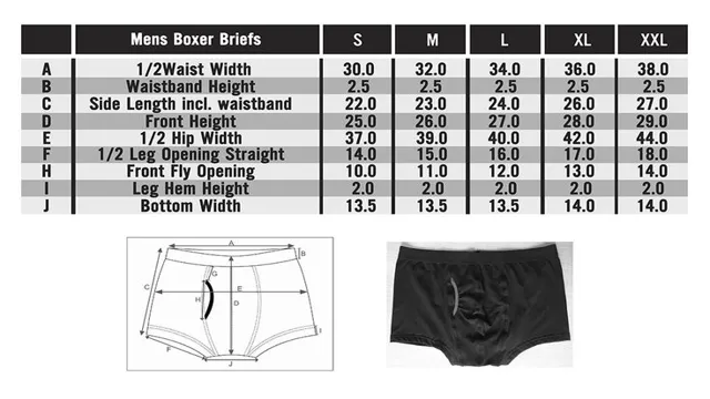 American Eagle Underwear Size Chart