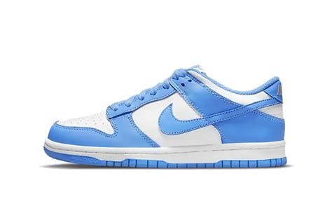 size chart dunk low