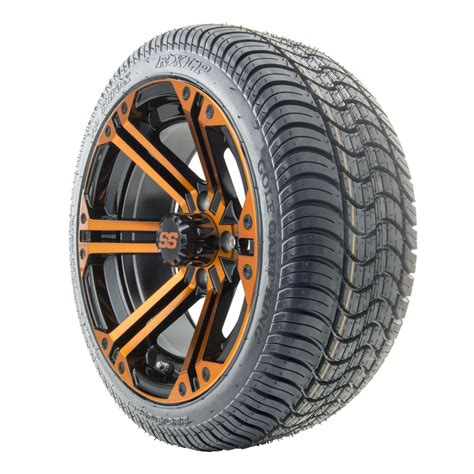 What is the height of a 205 50 10 golf cart tire?