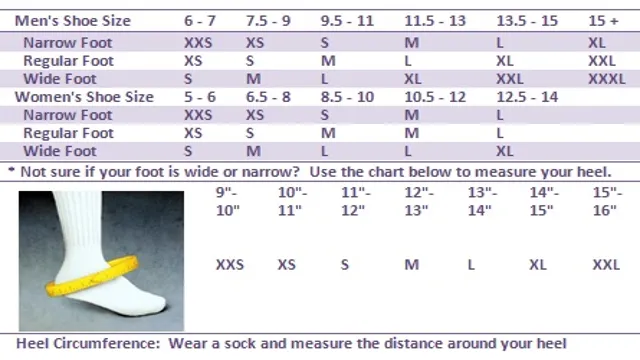 Aso Ankle Brace Size Chart