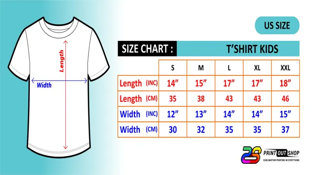 Children T Shirt Size Chart