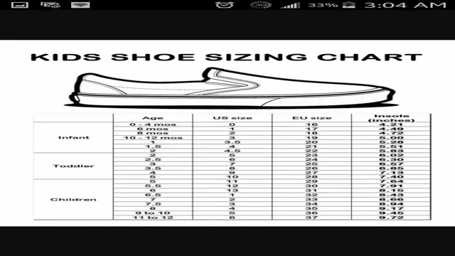 Shoes Little Kid Shoe Size Chart