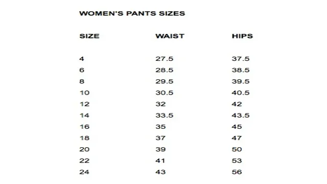 dickies size chart women's