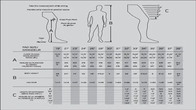 Goalie Leg Pad Size Chart – SizeChartly