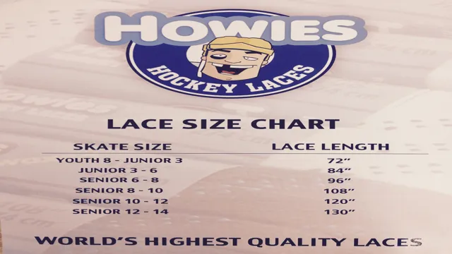 hockey skate lace size chart